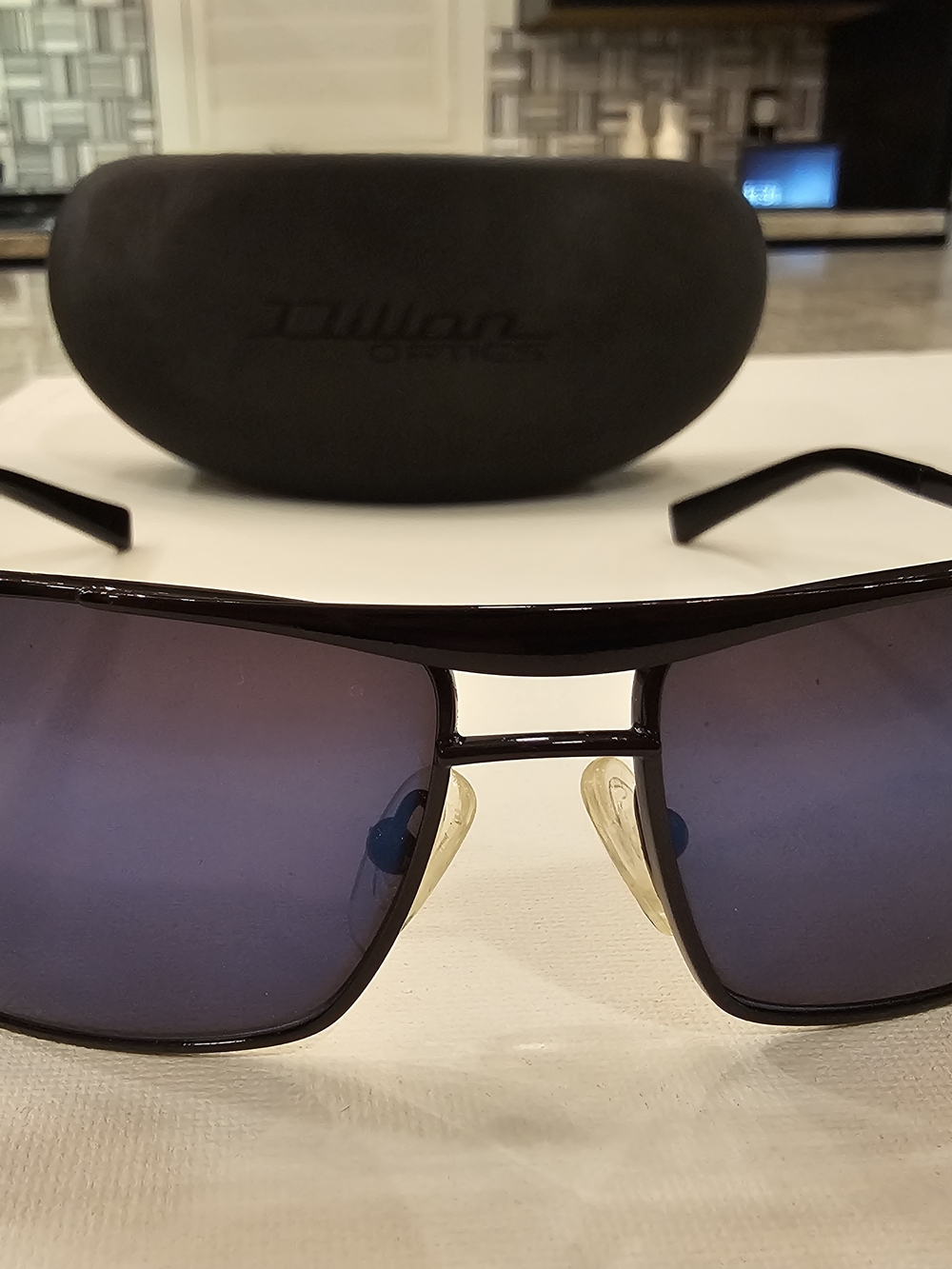 dillon optics colt nir polarized sunglasses – black frame / satin matte finish